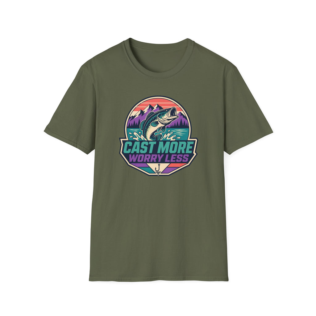 Cast More Worry Less T-Shirt