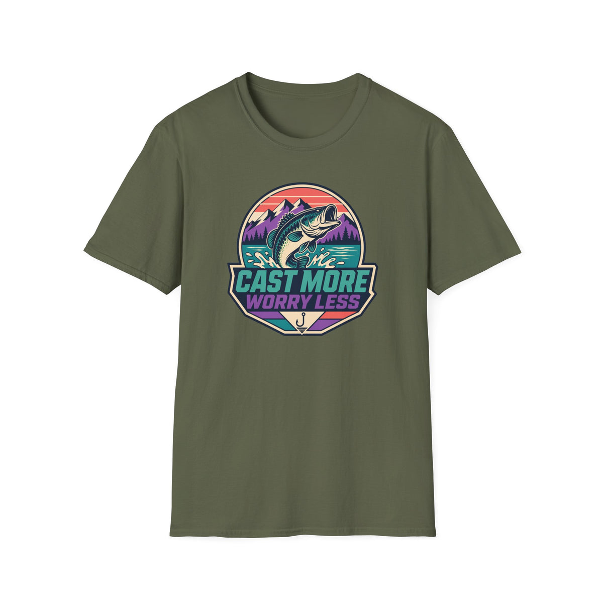 Cast More Worry Less T-Shirt