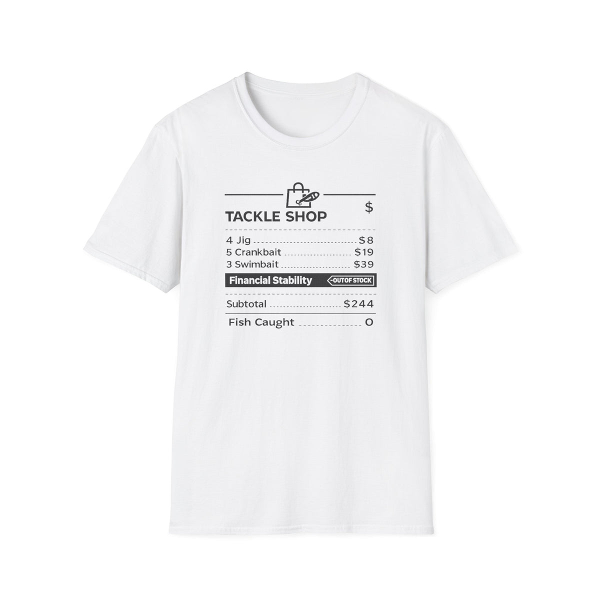 Receipt (Black) T-Shirt