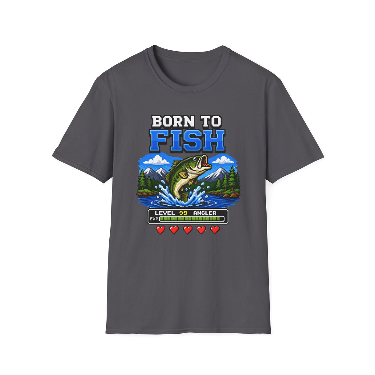 Born to Fish Level 99 Angler T-Shirt