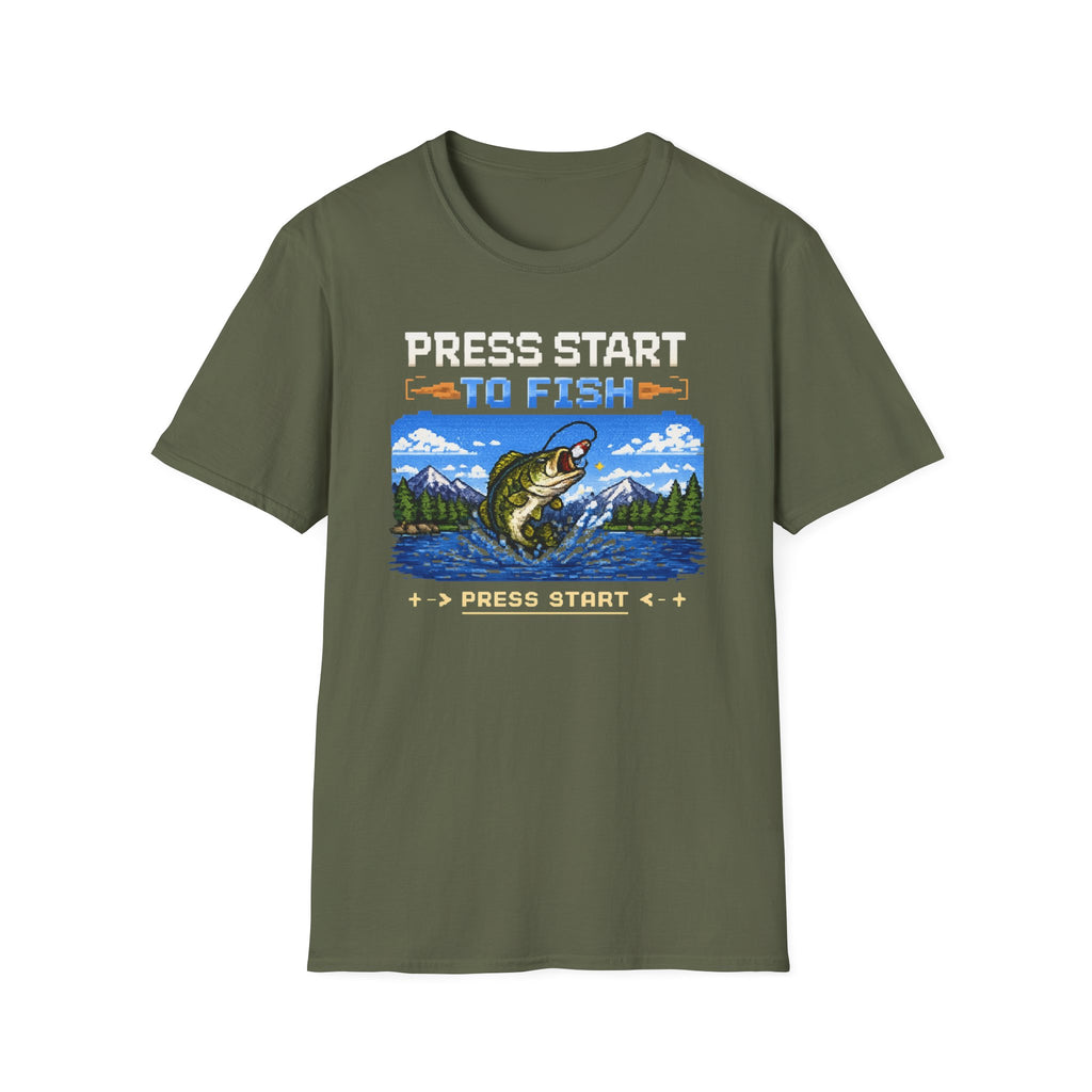 Press Start to Fish T-Shirt