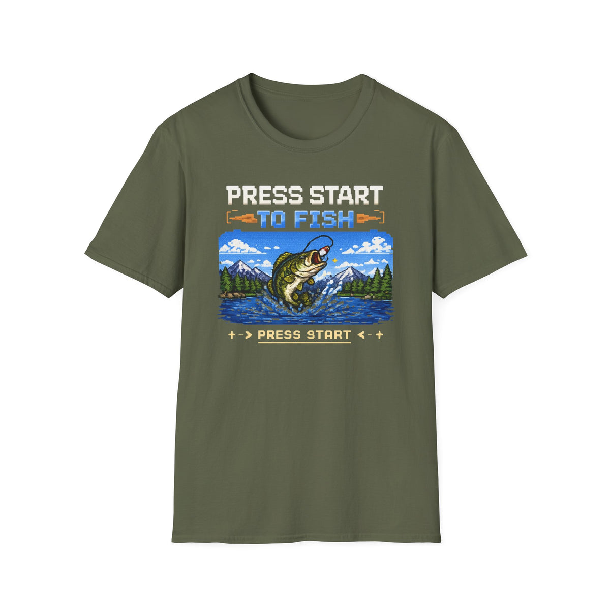Press Start to Fish T-Shirt