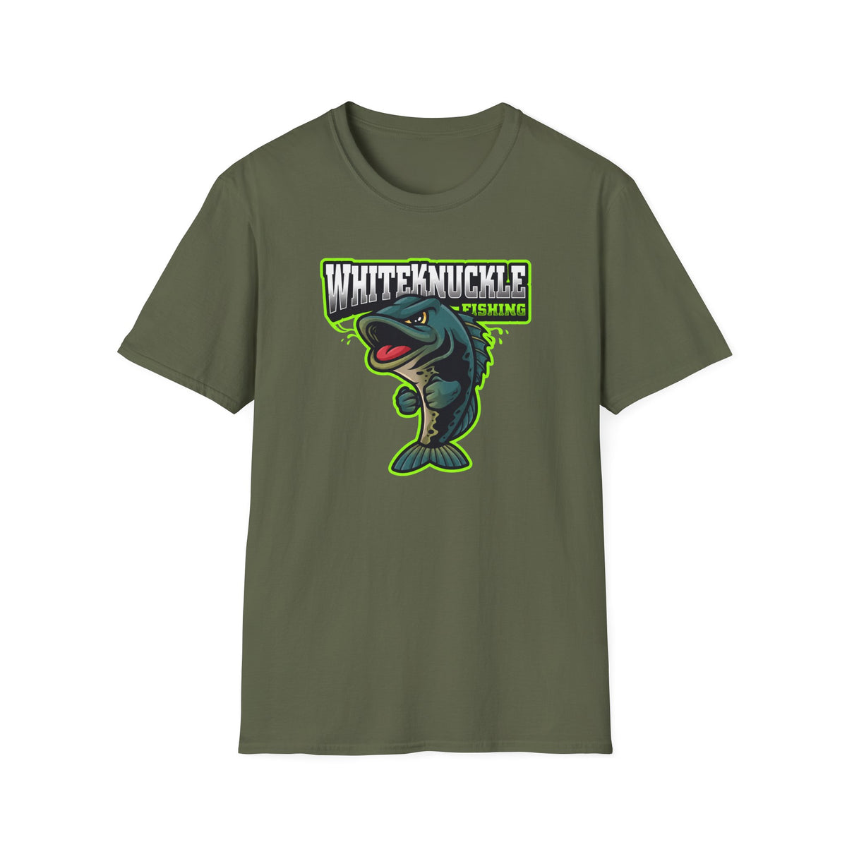 WhiteKnuckle Fishing - Green T-Shirt