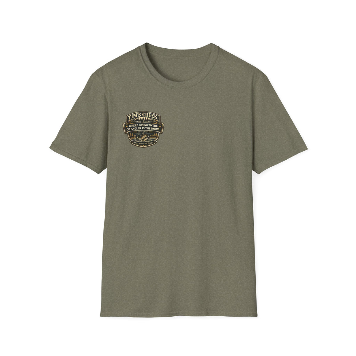 TC Where Losing To The Co-Angler Is The Norm - badge T-Shirt