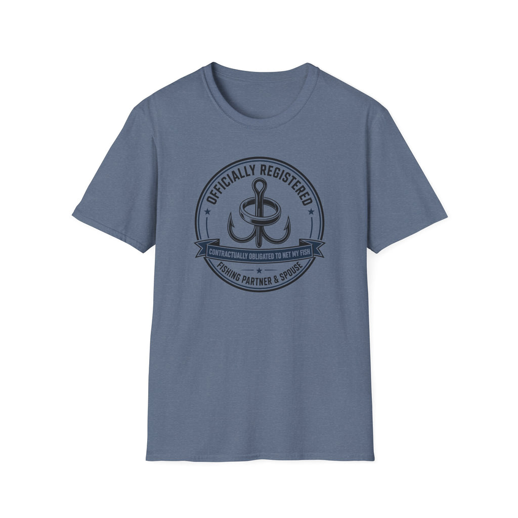 Relationship -  Officially Registered Fishing Partner and Spouse F T-Shirt