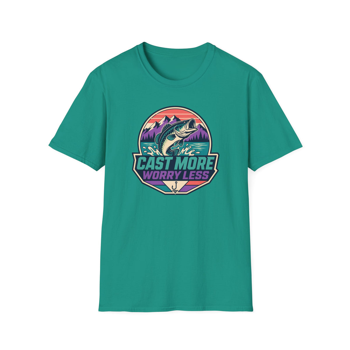 Cast More Worry Less T-Shirt