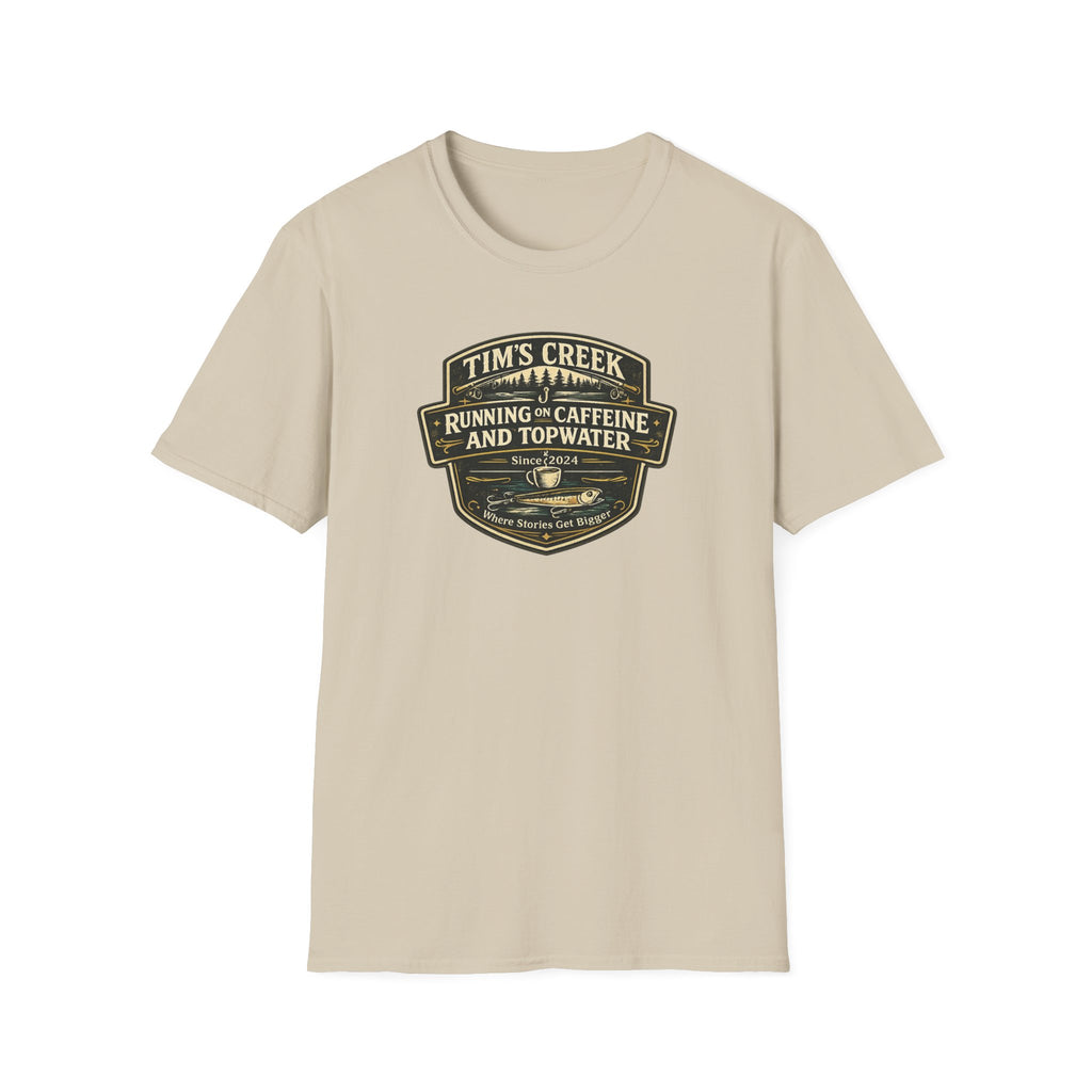 TC Running on Caffeine and Topwater - F T-Shirt