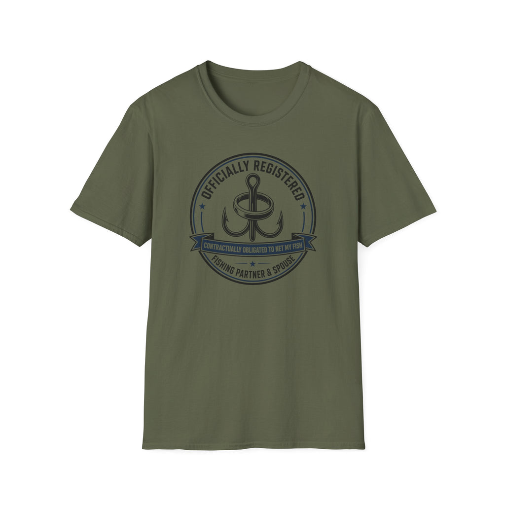 Relationship -  Officially Registered Fishing Partner and Spouse F T-Shirt