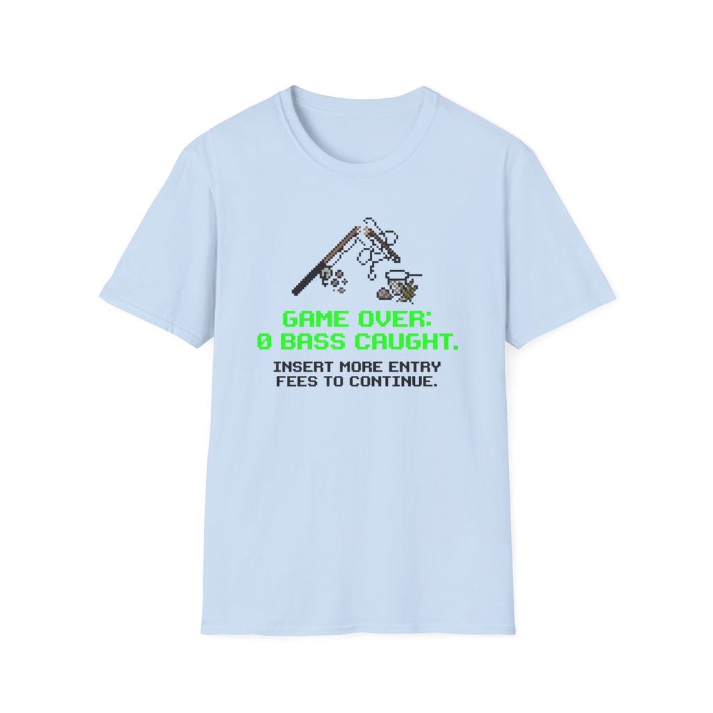Game Over - 0 Bass Caught T-Shirt