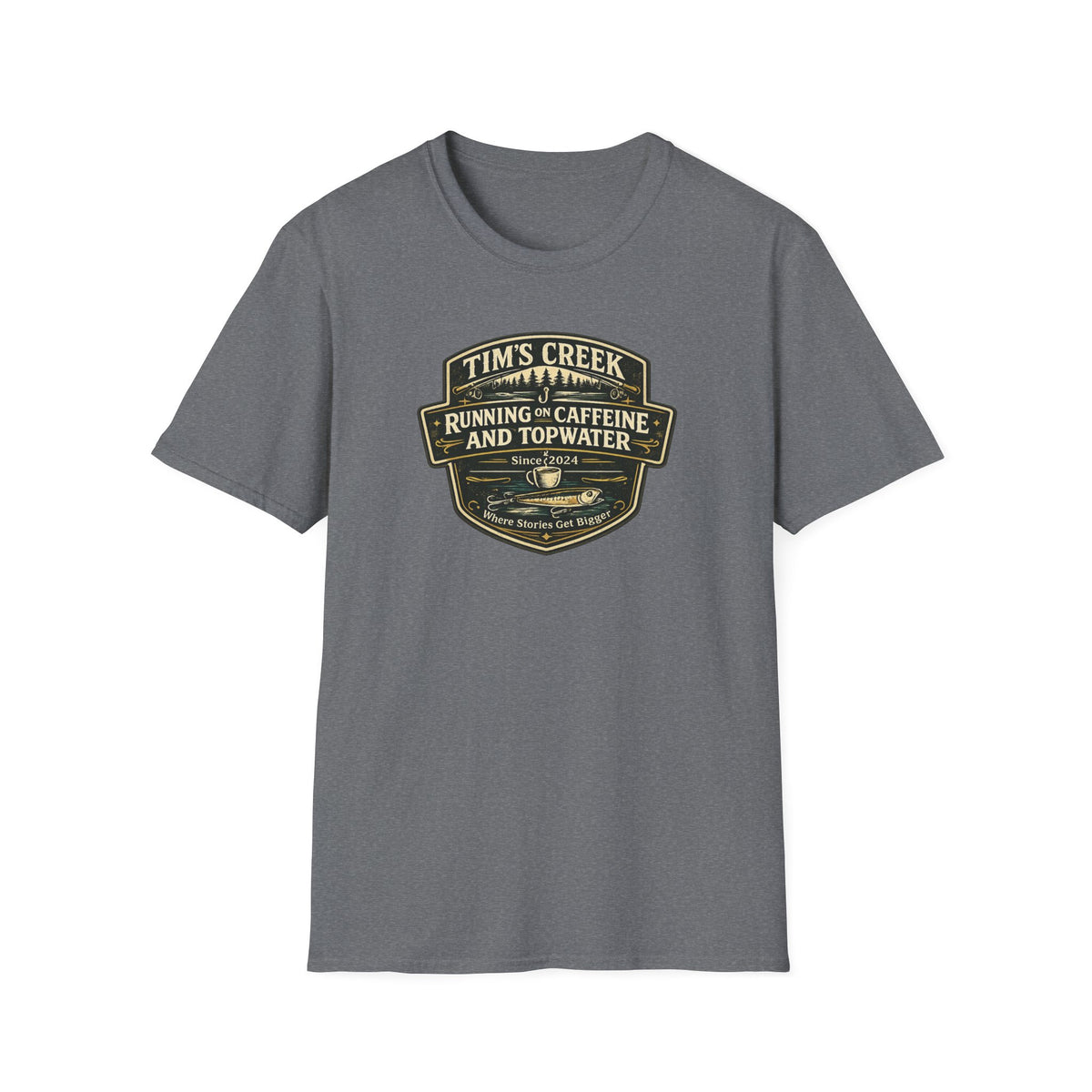 TC Running on Caffeine and Topwater - F T-Shirt