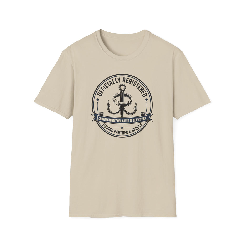 Relationship -  Officially Registered Fishing Partner and Spouse F T-Shirt