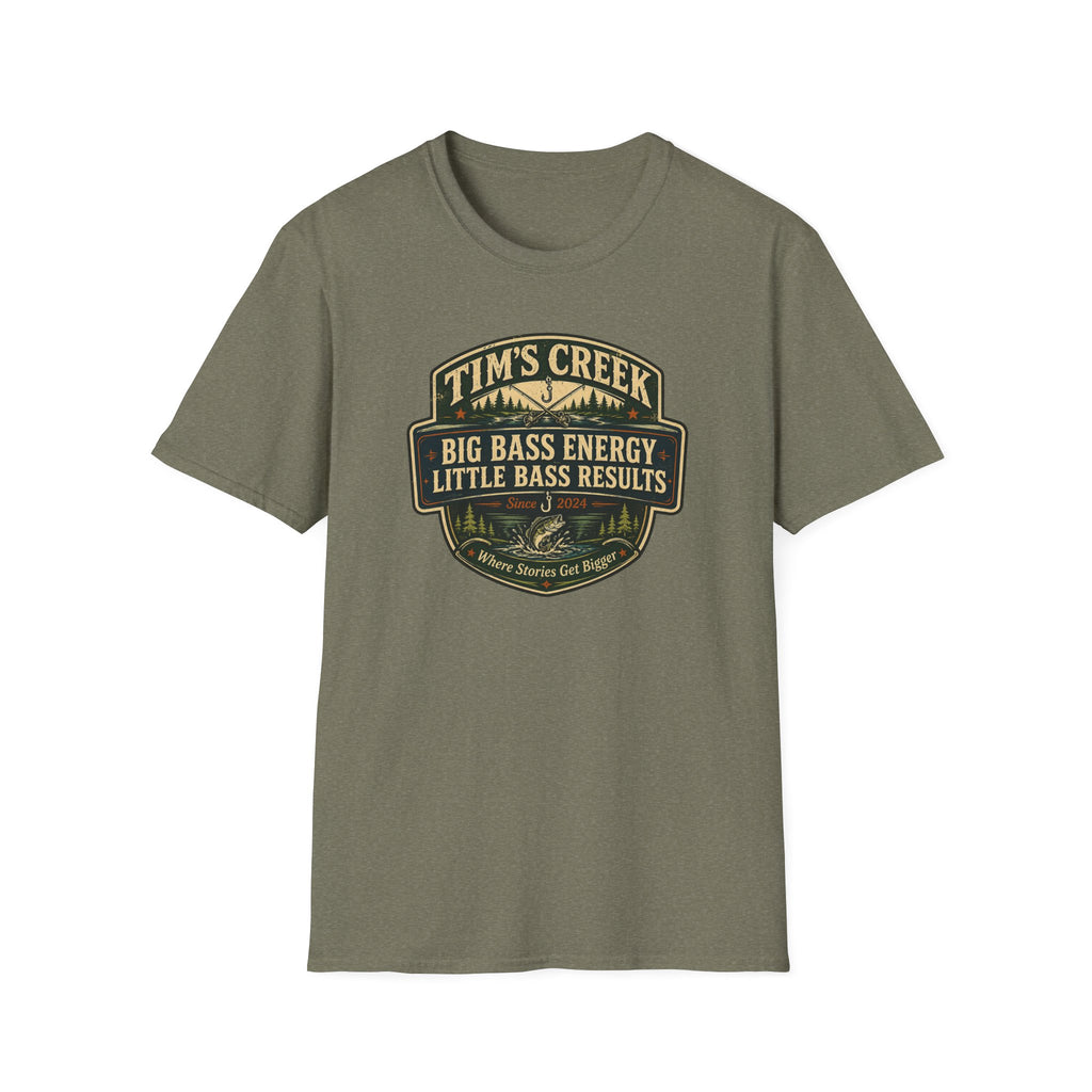 TC Big Bass Energy Little Bass Results T-Shirt