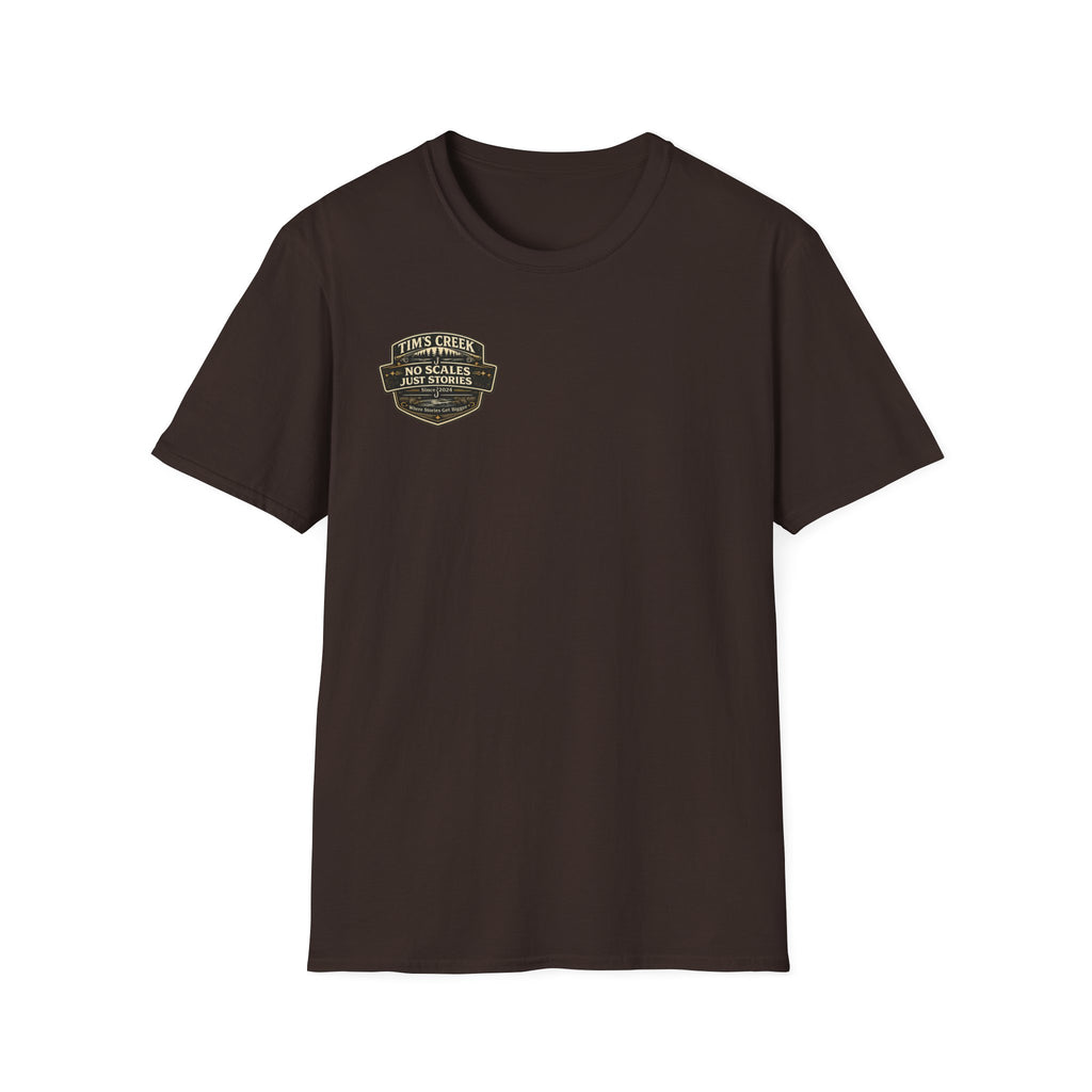 TC No Scales Just Stories - badge T-Shirt