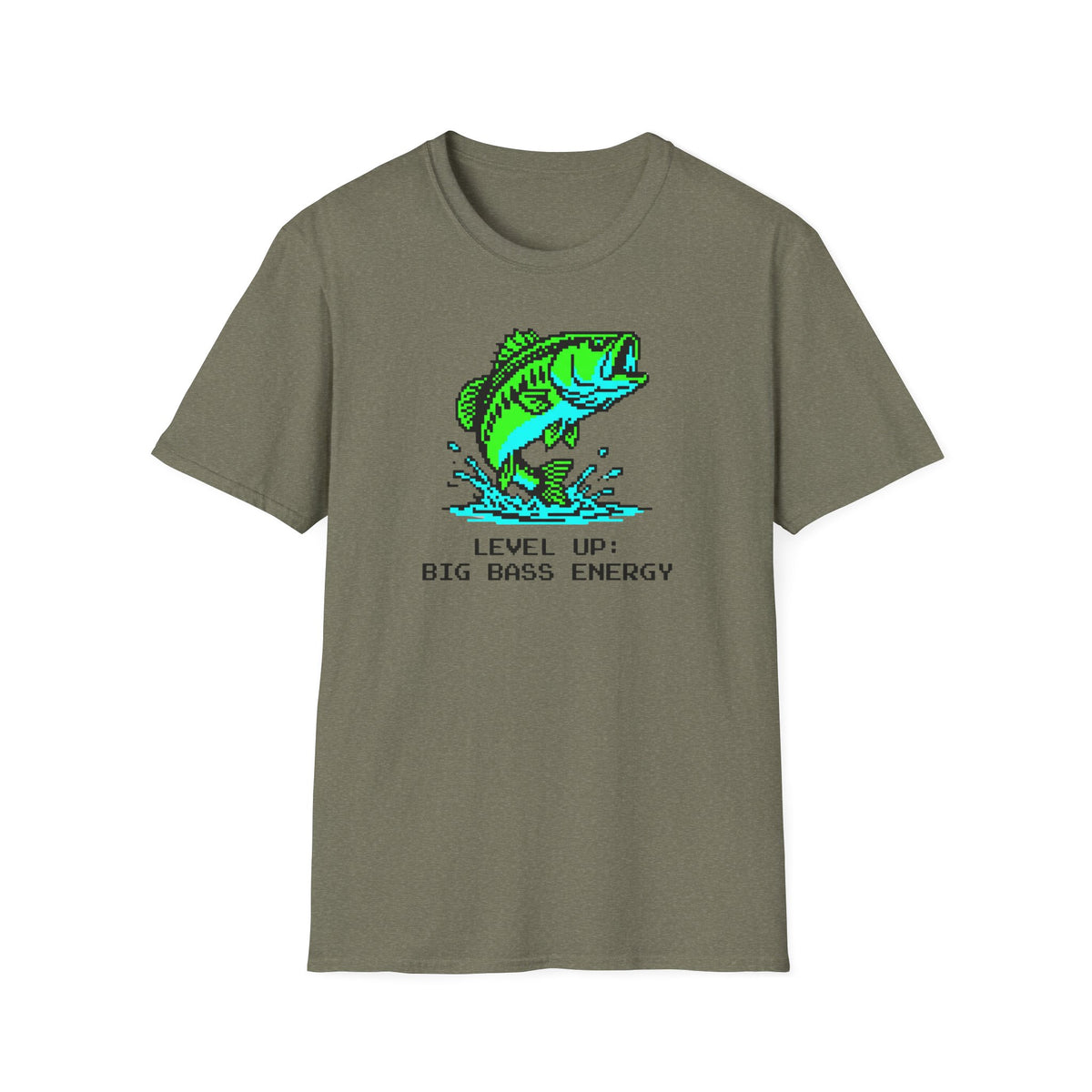 Level Up  - Big Bass Energy T-Shirt