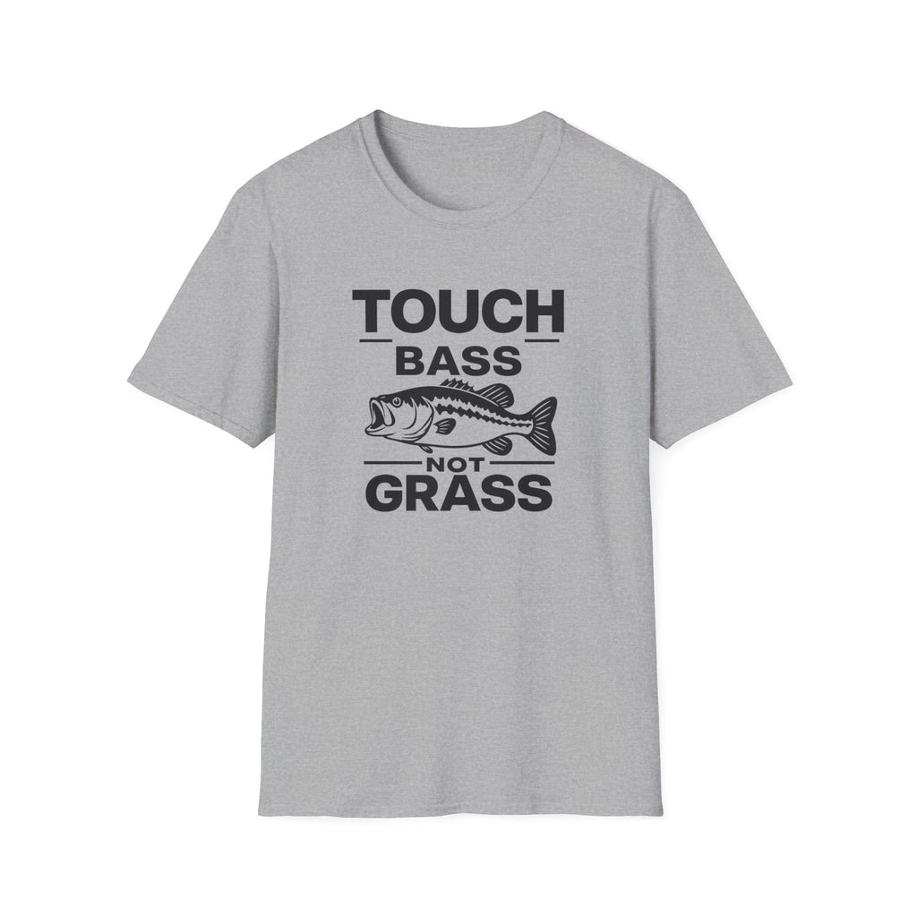 Touch Bass Not Grass (Black) T-Shirt