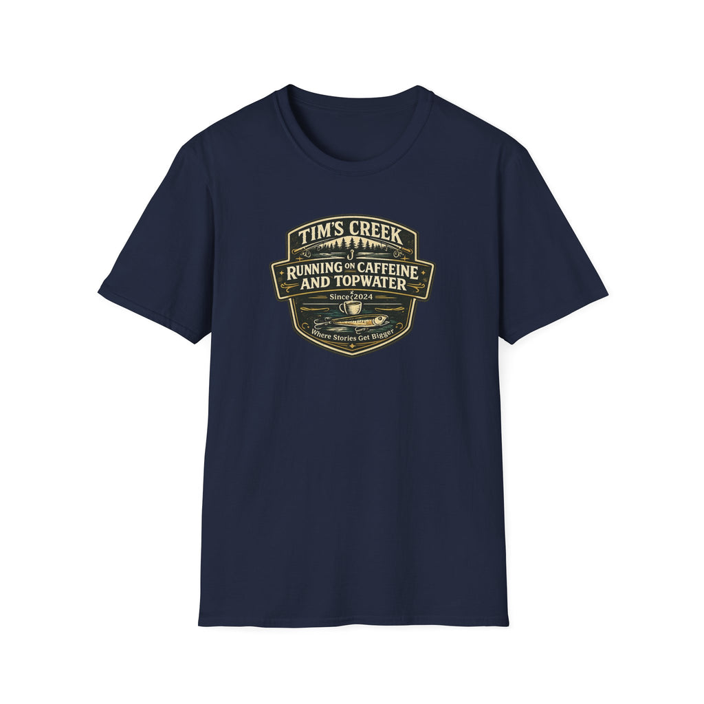 TC Running on Caffeine and Topwater - F T-Shirt