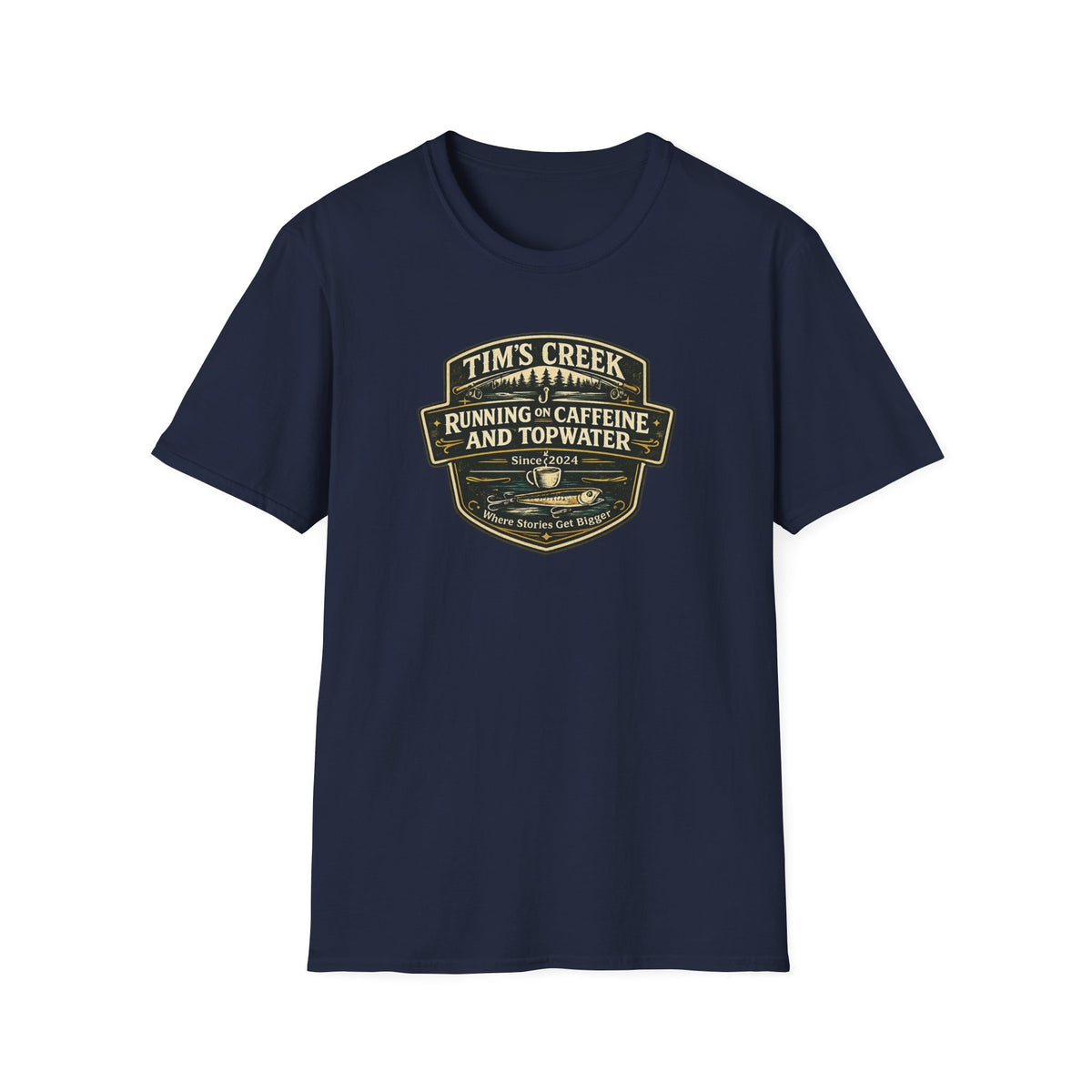 TC Running on Caffeine and Topwater - F T-Shirt