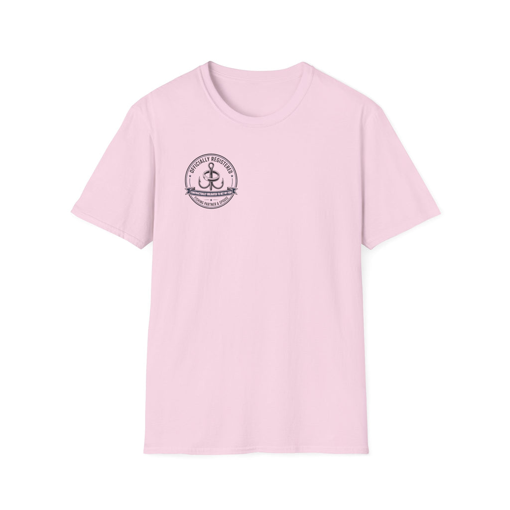 Relationship -  Officially Registered Fishing Partner and Spouse T-Shirt