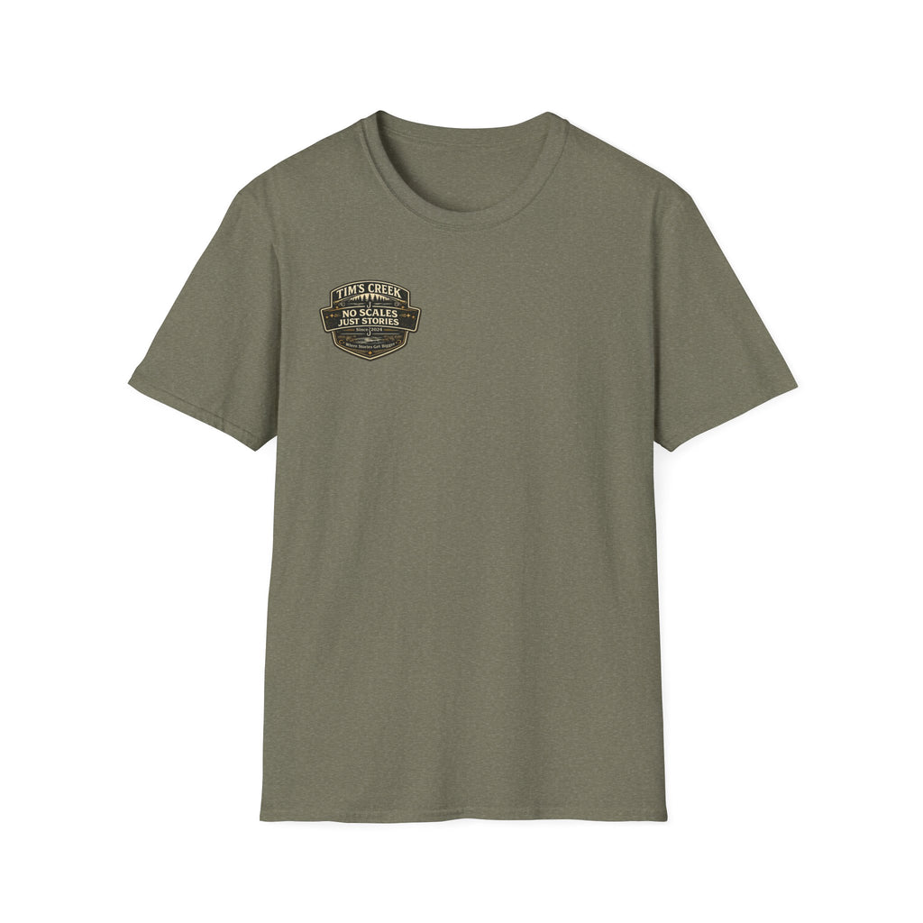TC No Scales Just Stories - badge T-Shirt