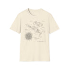 10lbs Grass 1lbs Bass Diagram T-Shirt