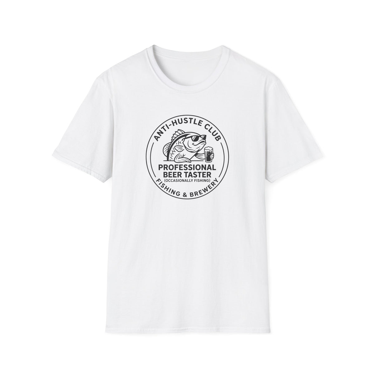 Professional Beer Taster Fishing & Brewery T-Shirt