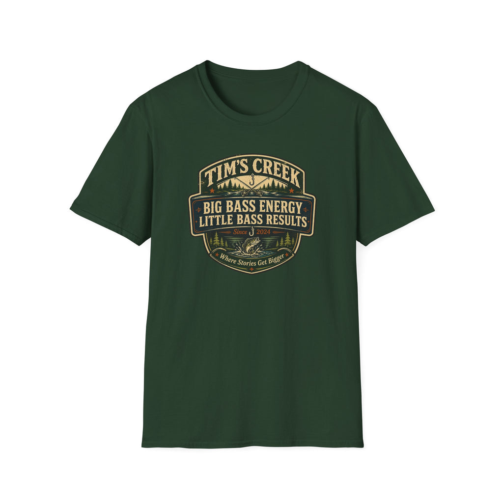 TC Big Bass Energy Little Bass Results T-Shirt