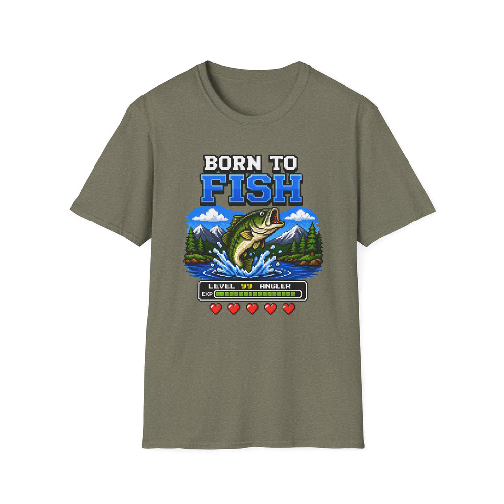 Born to Fish Level 99 Angler T-Shirt